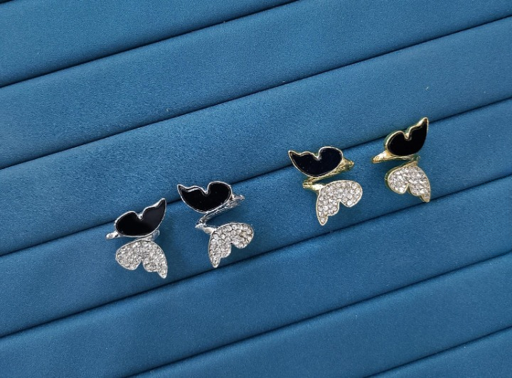 Zircon Butterfly Style Earrings for Women