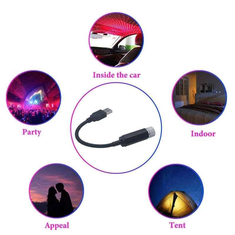 Car Roof Projection Light - USB
