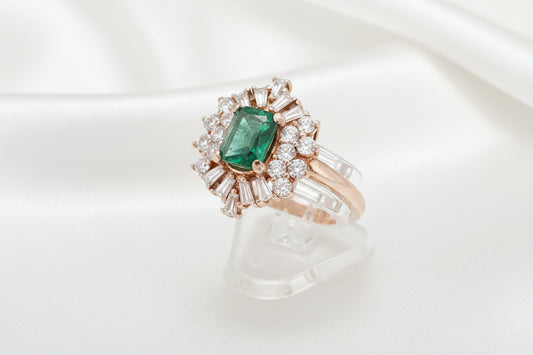 Pierre™ Vintage Sunburst Ballerina Ring