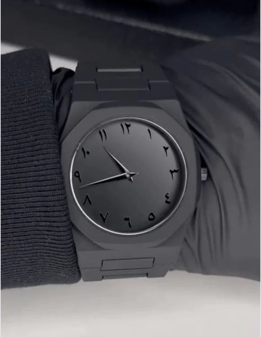 Full Black AURA Quartz Analog Watch