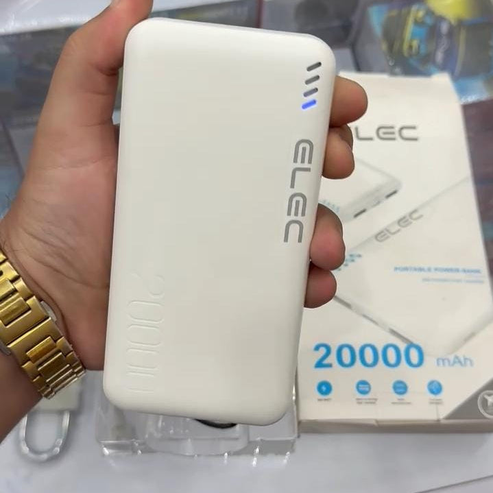 ELEC | 20,000mAh Portable Power Bank With Dual USB Output, Fast Charging