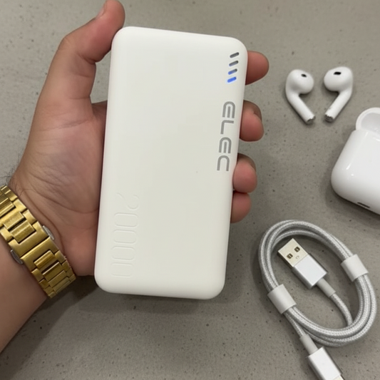 ELEC | 20,000mAh Portable Power Bank With Dual USB Output, Fast Charging