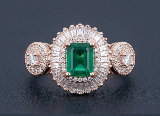 Pierre™ Vintage Bypass Solitaire