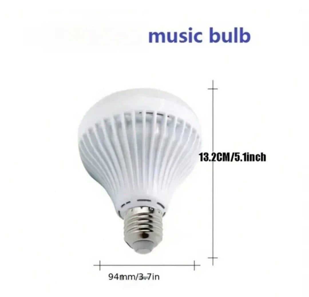 LED Music Bulb with Built-in Bluetooth Speaker