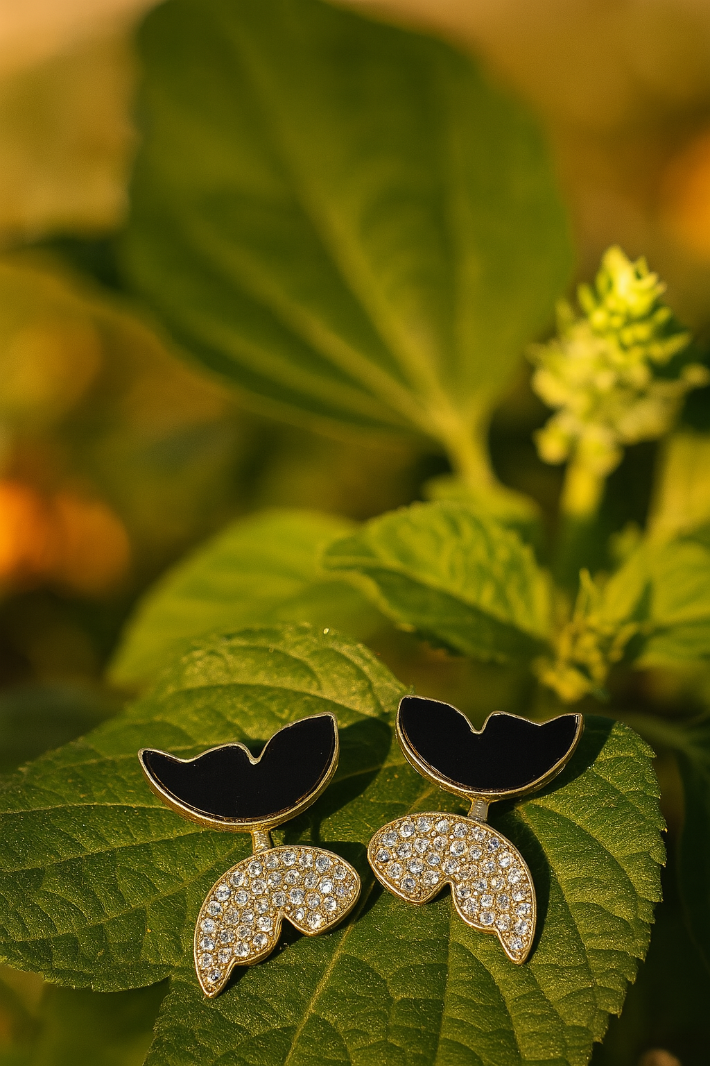 Zircon Butterfly Style Earrings for Women