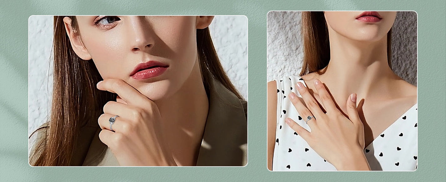 925 Sterling Silver - Rutilated Quartz Gemstone Ring