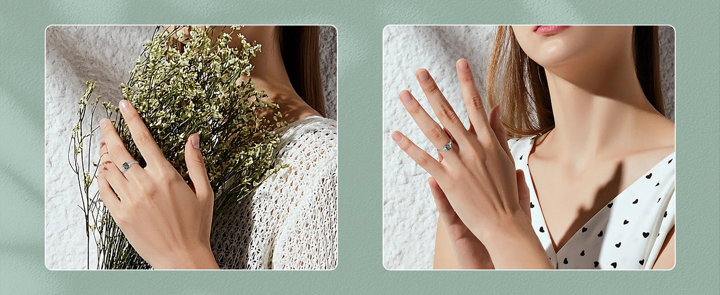 925 Sterling Silver - Rutilated Quartz Gemstone Ring