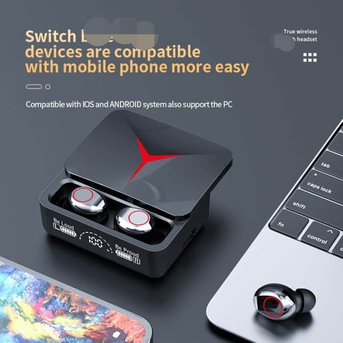 M90 Pro Earbuds - TWS Earbuds 5.3 LED - Wireless Earphone