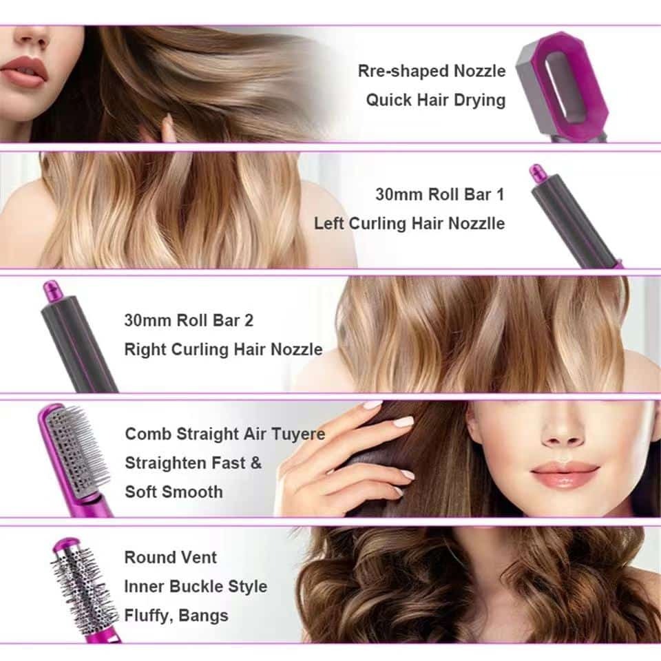 Hair Styler - 5 in 1
