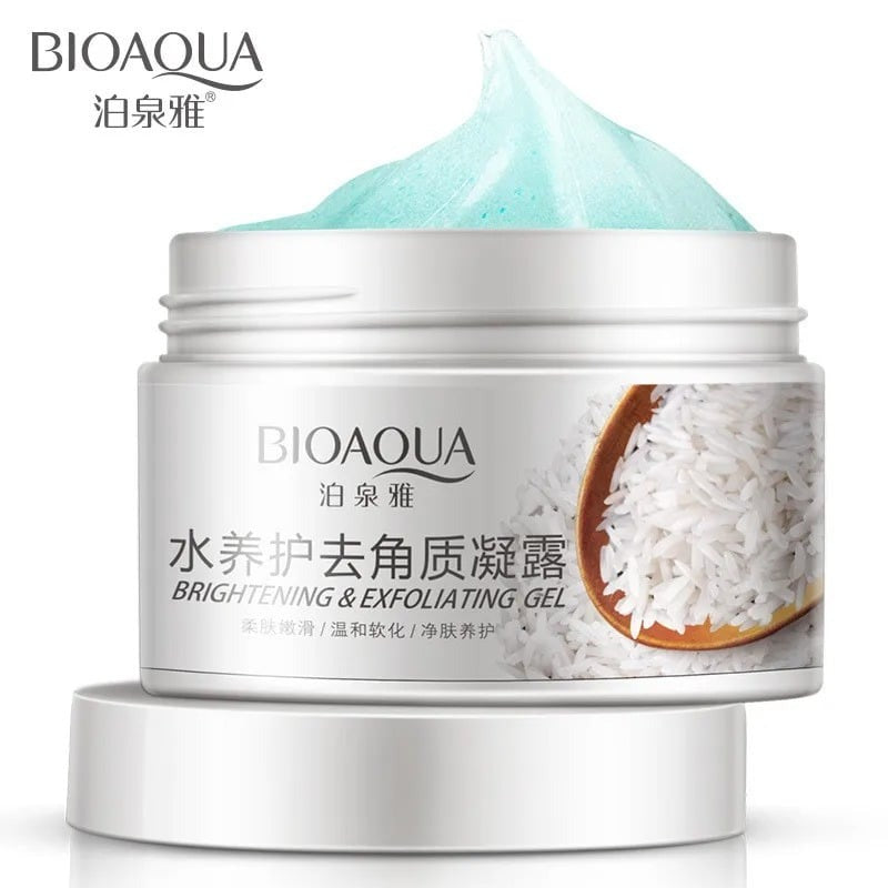 Bioaqua Brightening & Exfoliating Rice Gel Face Scrub - 140ml