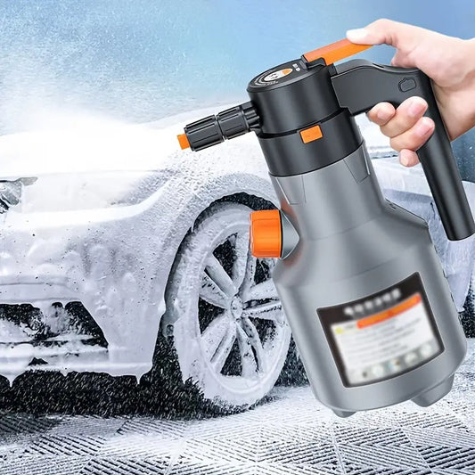 2L Electric Foam Sprayer Handheld Pump | Motored Snow Foam Cannon for Car Wash, Gardening & Home Cleaning
