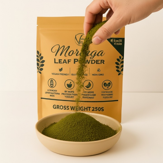 Organic Moringa Leaf Powder | Natural Superfood For Weight Loss, Immunity Boost, Energy Support & Height Growth | Refined Herbal Supplement
